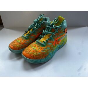 Puma Scooby Doo Love The Bay Basketball Shoes Men's Size 7 Teal Orange